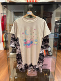 Balenciaga Dream Bear Camouflage Layered Tee