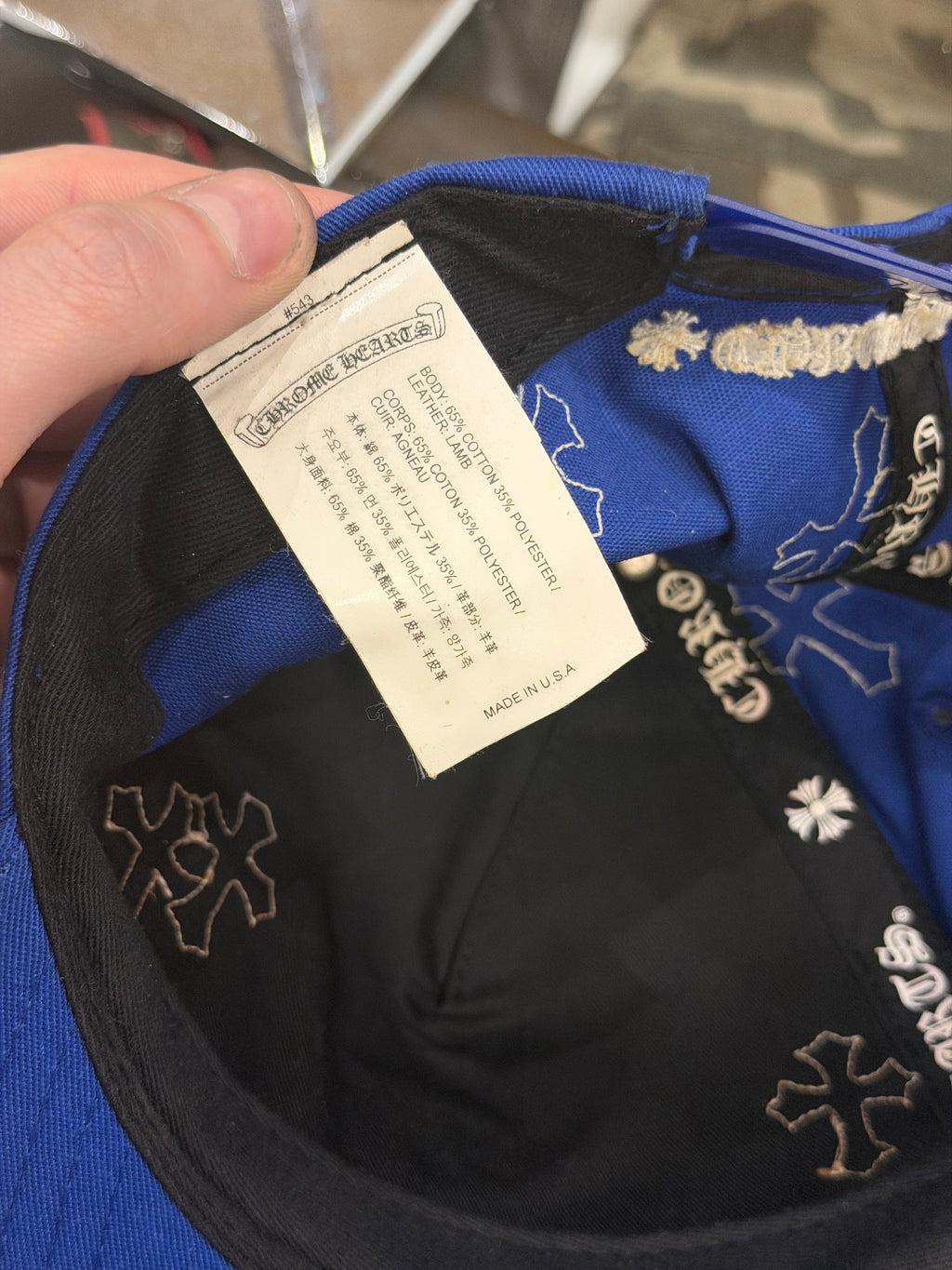Chrome Hearts CH Multi Cross Hat - Blue