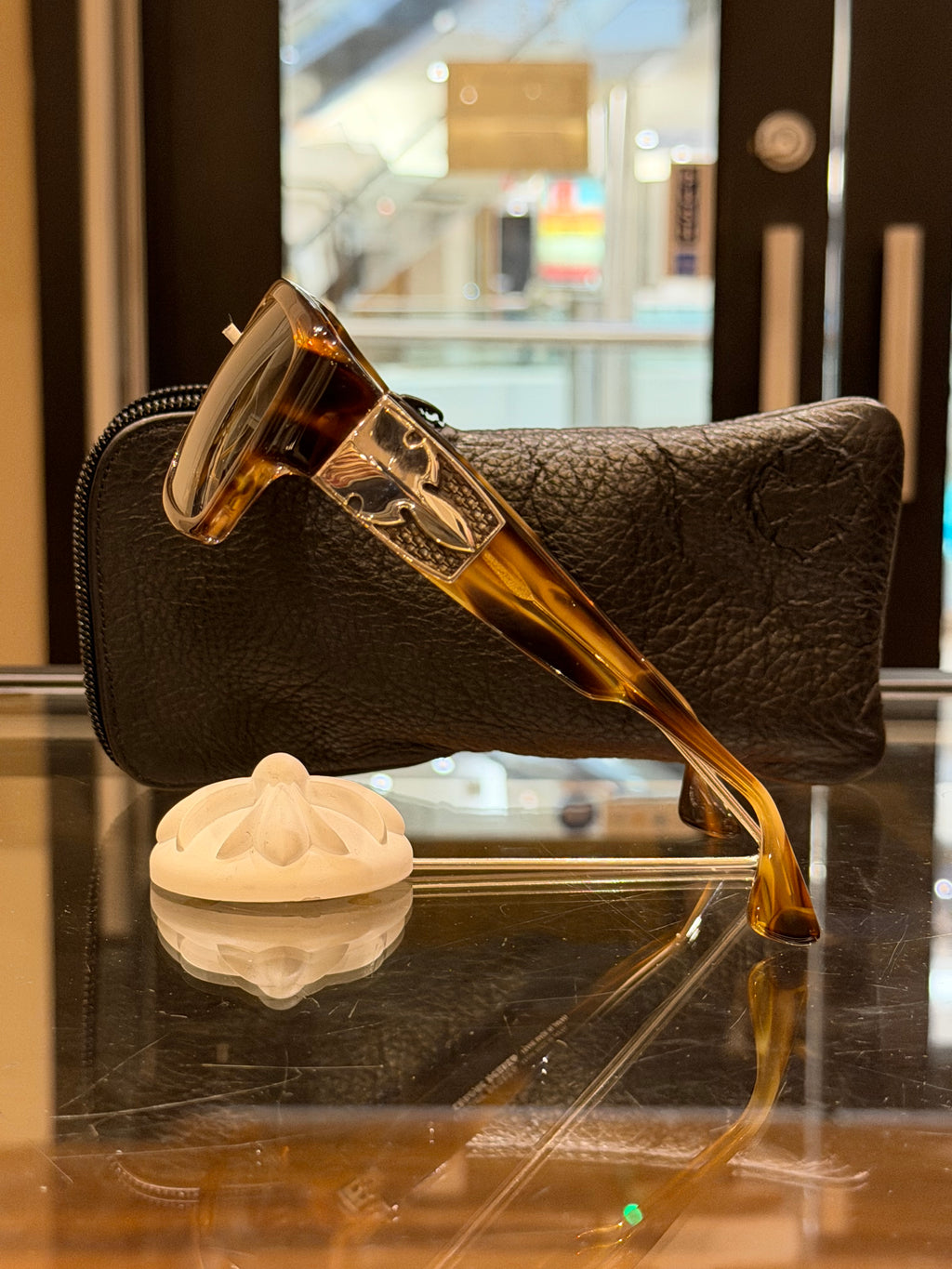 Chrome Hearts G Money IV Glasses - Brown