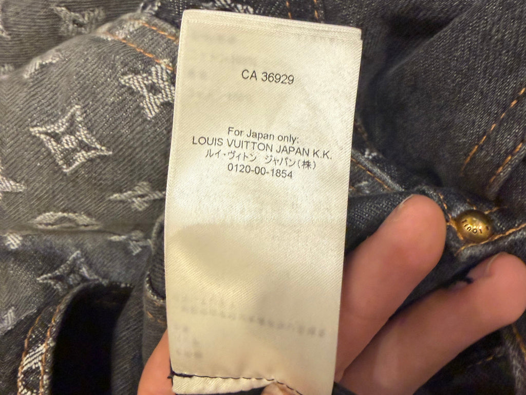 Louis Vuitton Flower Monogram Jeans