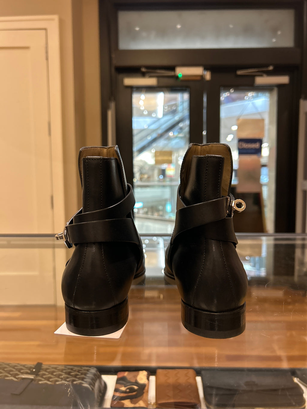 Hermes Neo Ankle Boot - Black Leather