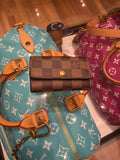 Louis Vuitton Damier Key Holder - Brown