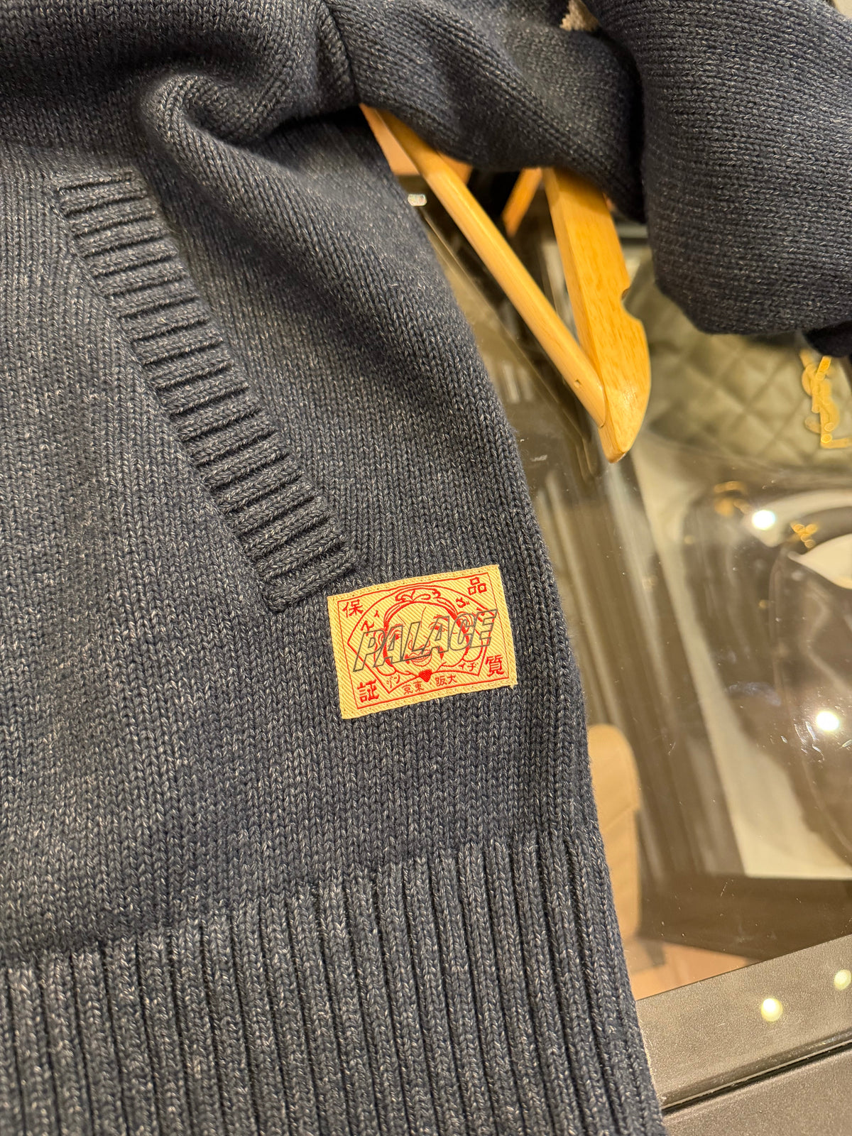 Evisu Palace Zip Up Sweater