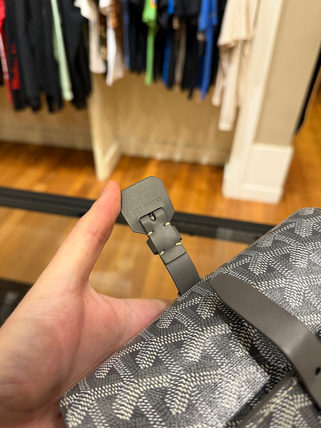 Goyard Montre De Voyage Grey Double Watch Case
