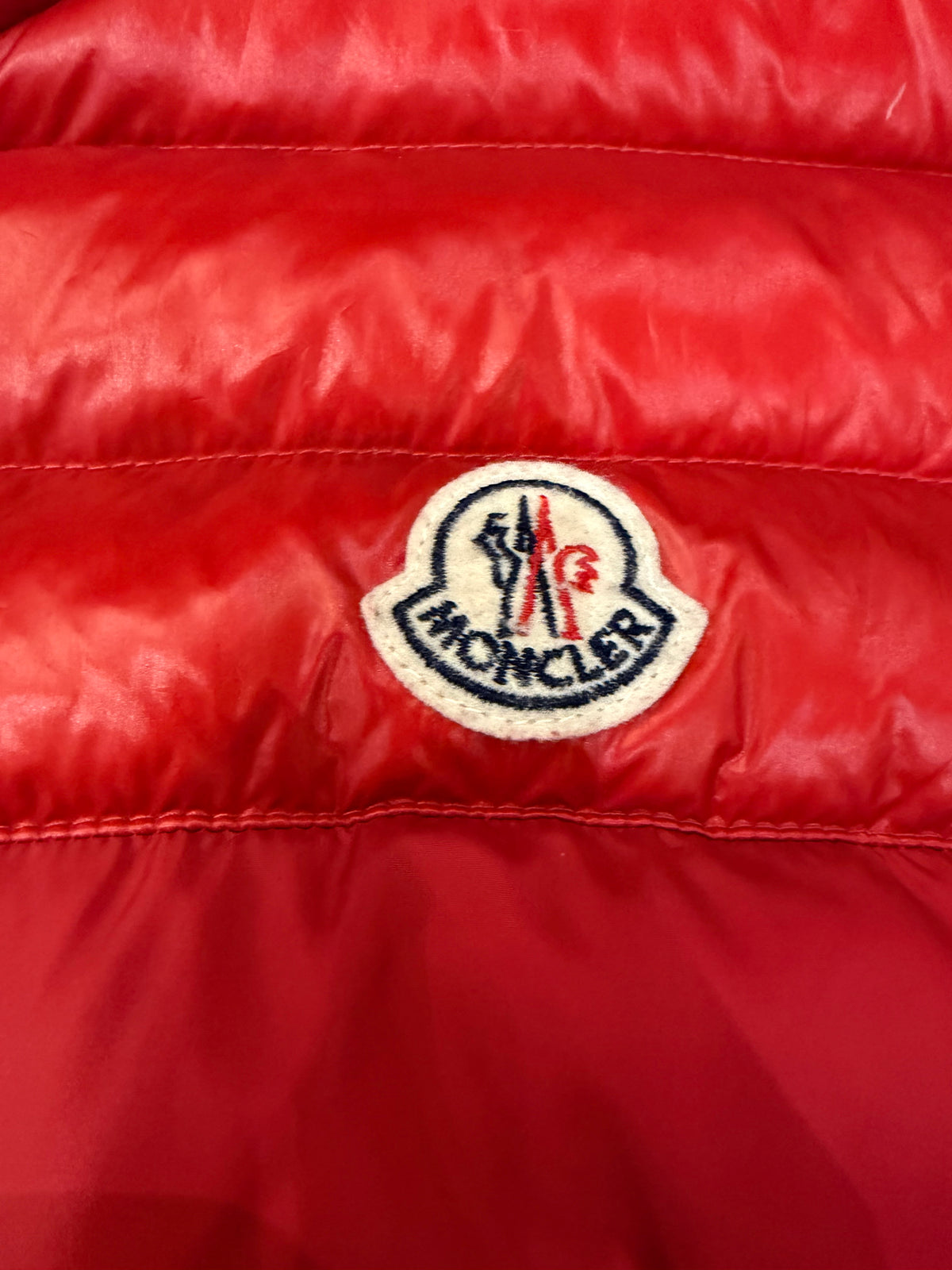 Moncler Down Puffer Vest - Red