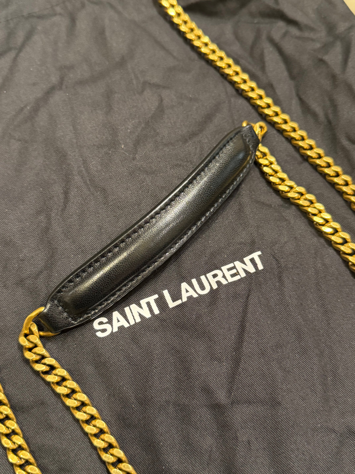 Saint Laurent LouLou Mini YSL Chain Bag in Quilted Leather