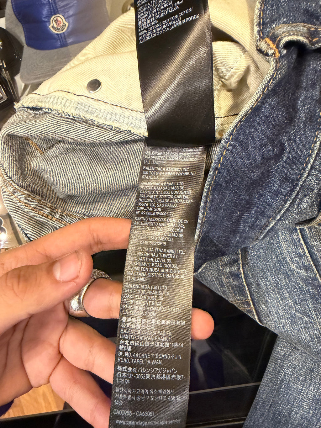 Balenciaga Flared Denim Jeans - Blue