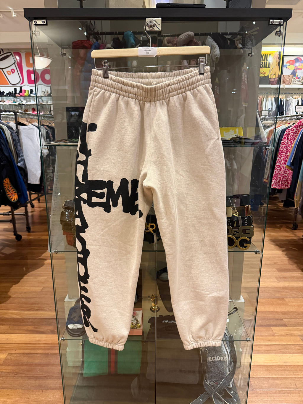 Supreme x Thrasher Sweatpants - Cream
