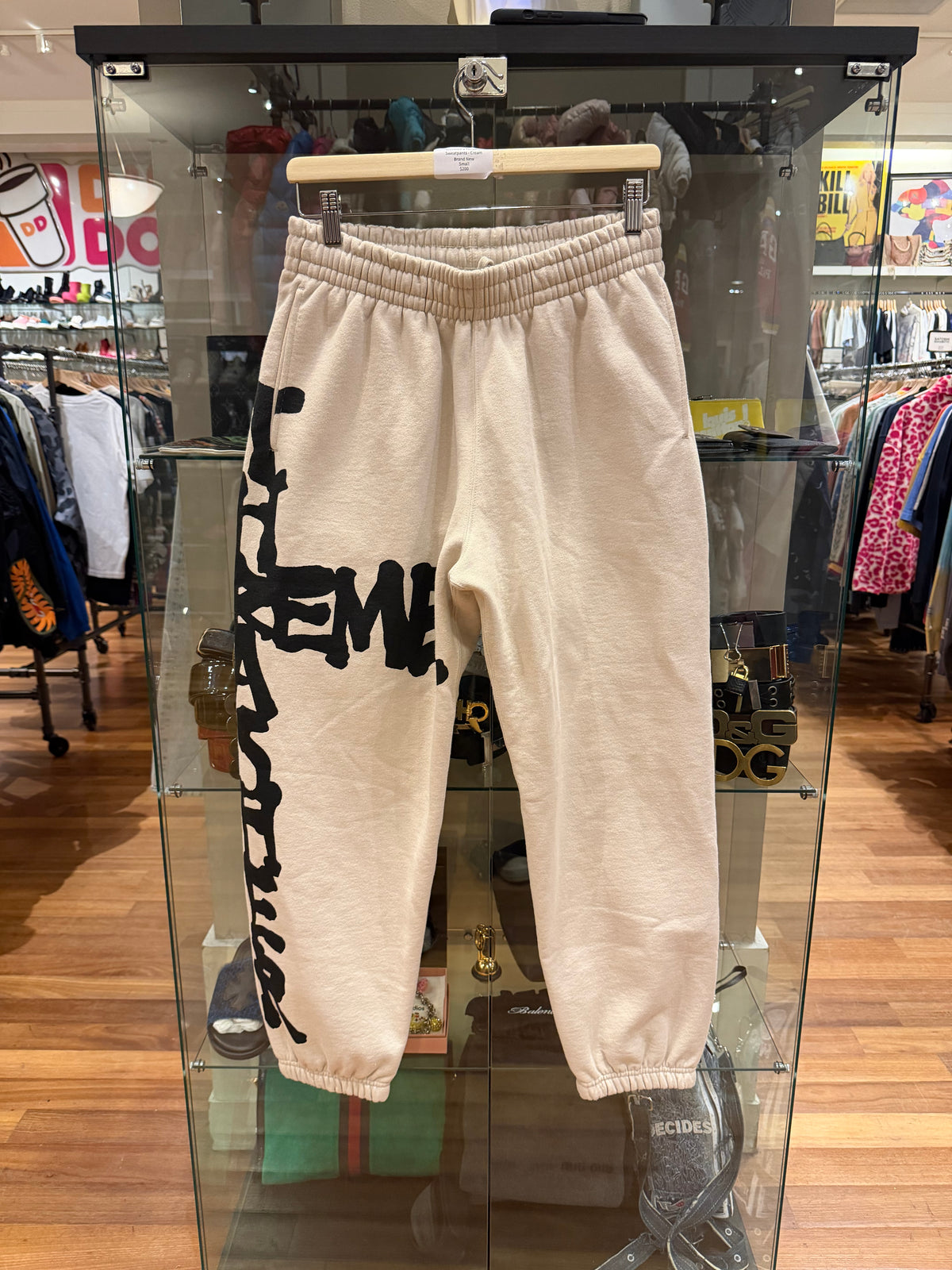 Supreme x Thrasher Sweatpants - Cream