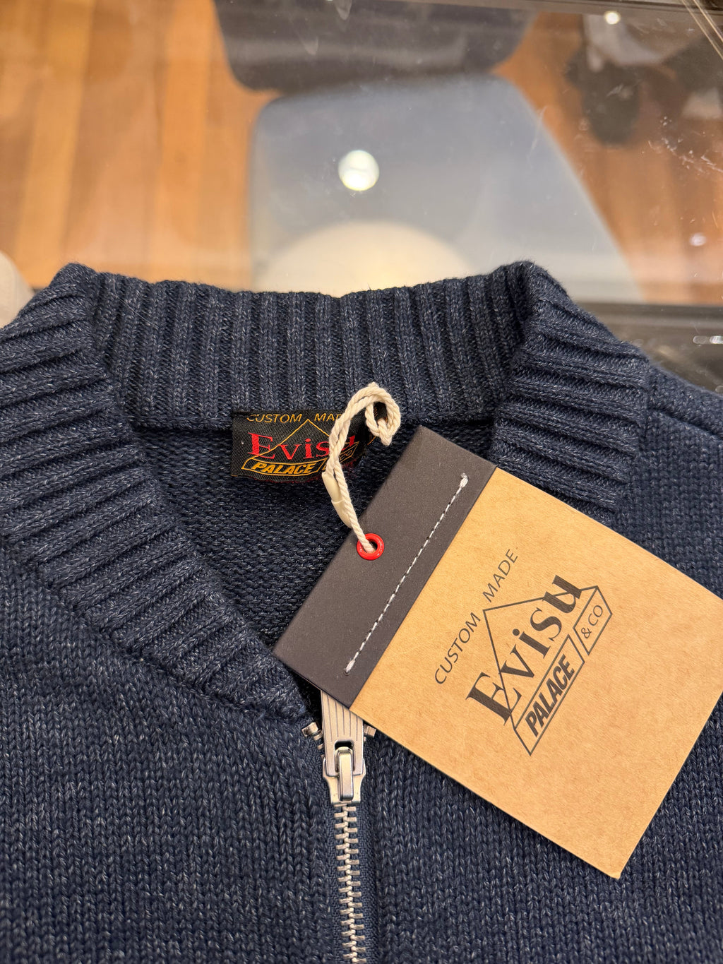 Evisu Palace Zip Up Sweater