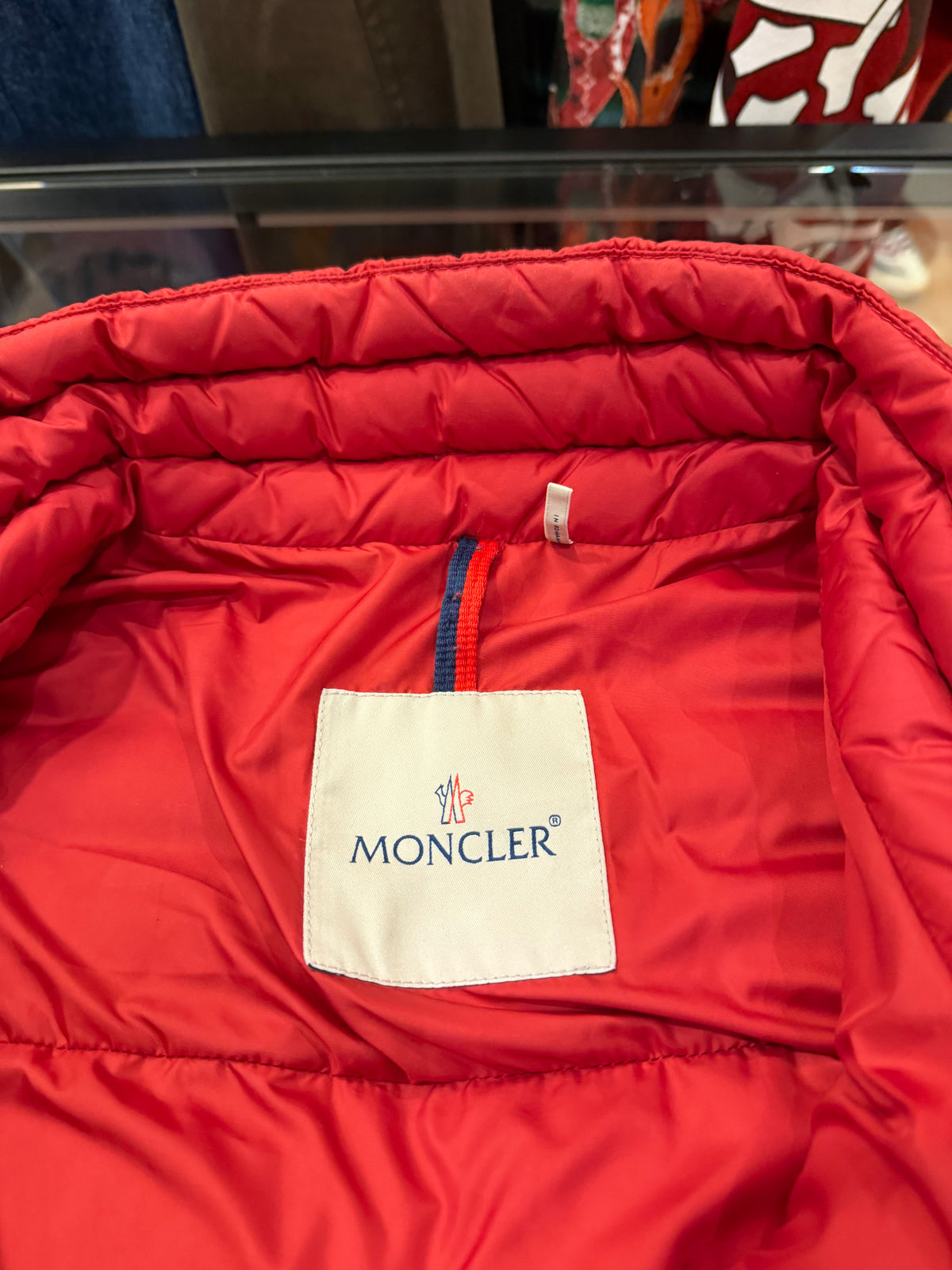 Moncler Down Puffer Vest - Red