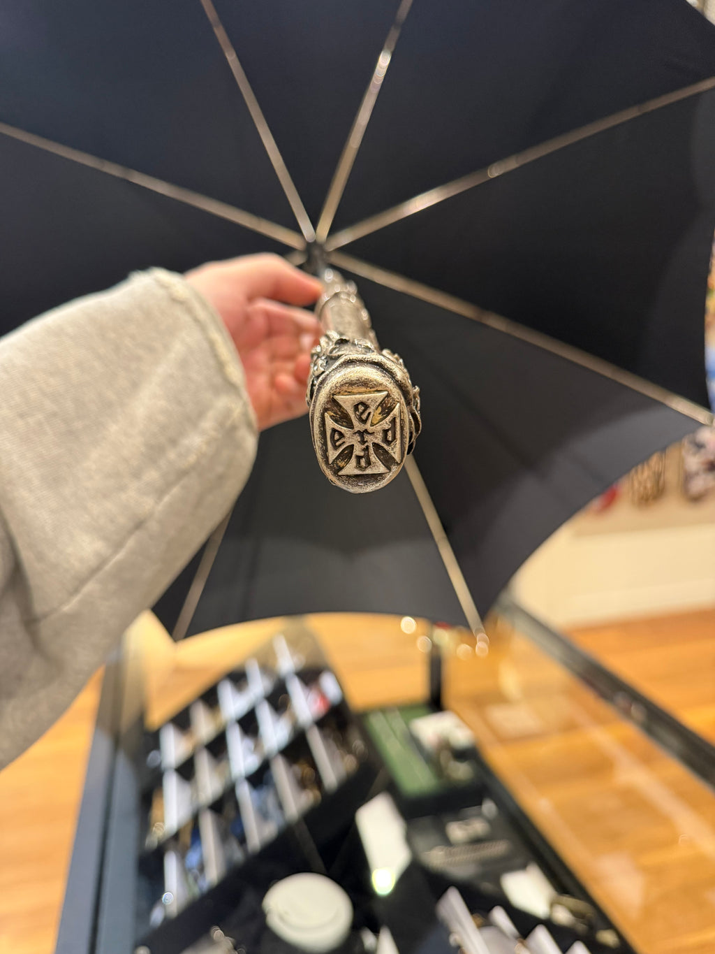 Enfants Riches Deprimes Rose Thorn Handle Umbrella