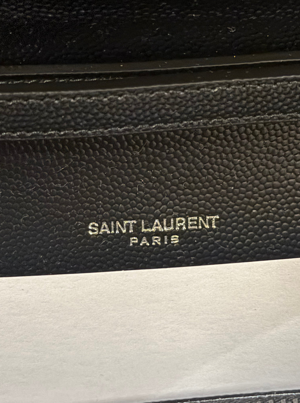 Saint Laurent Cassandre Envelope Chain Wallet