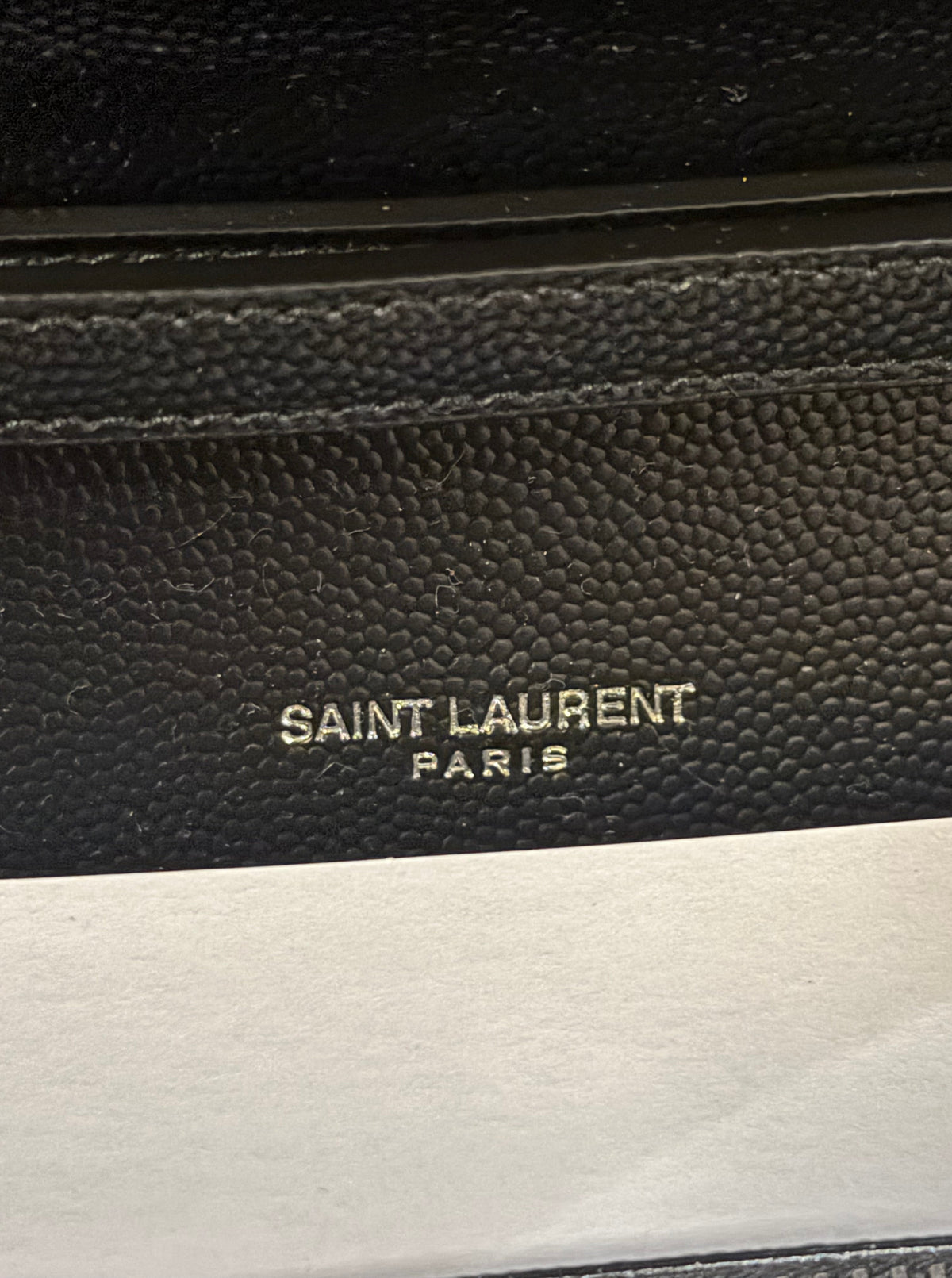 Saint Laurent Cassandre Envelope Chain Wallet
