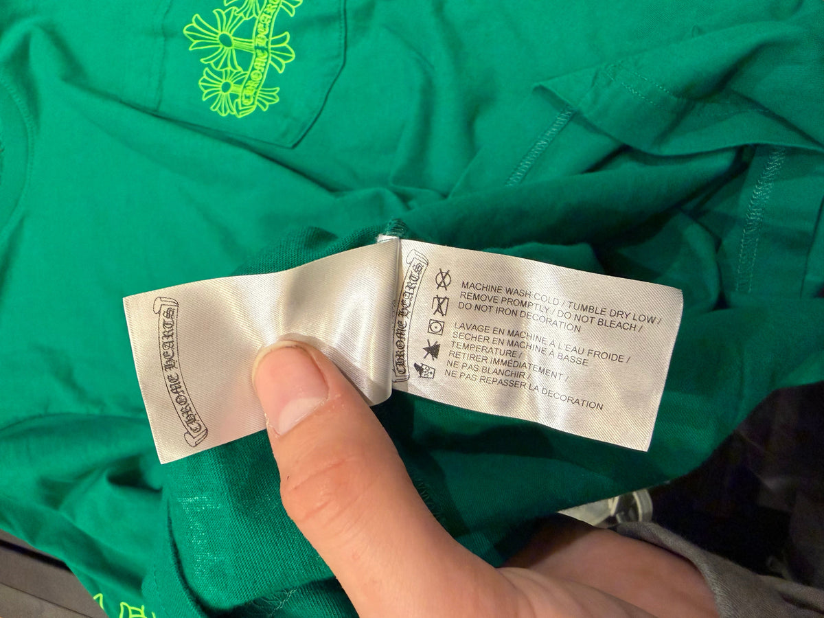 Chrome Hearts Cemetery Cross LS - Green