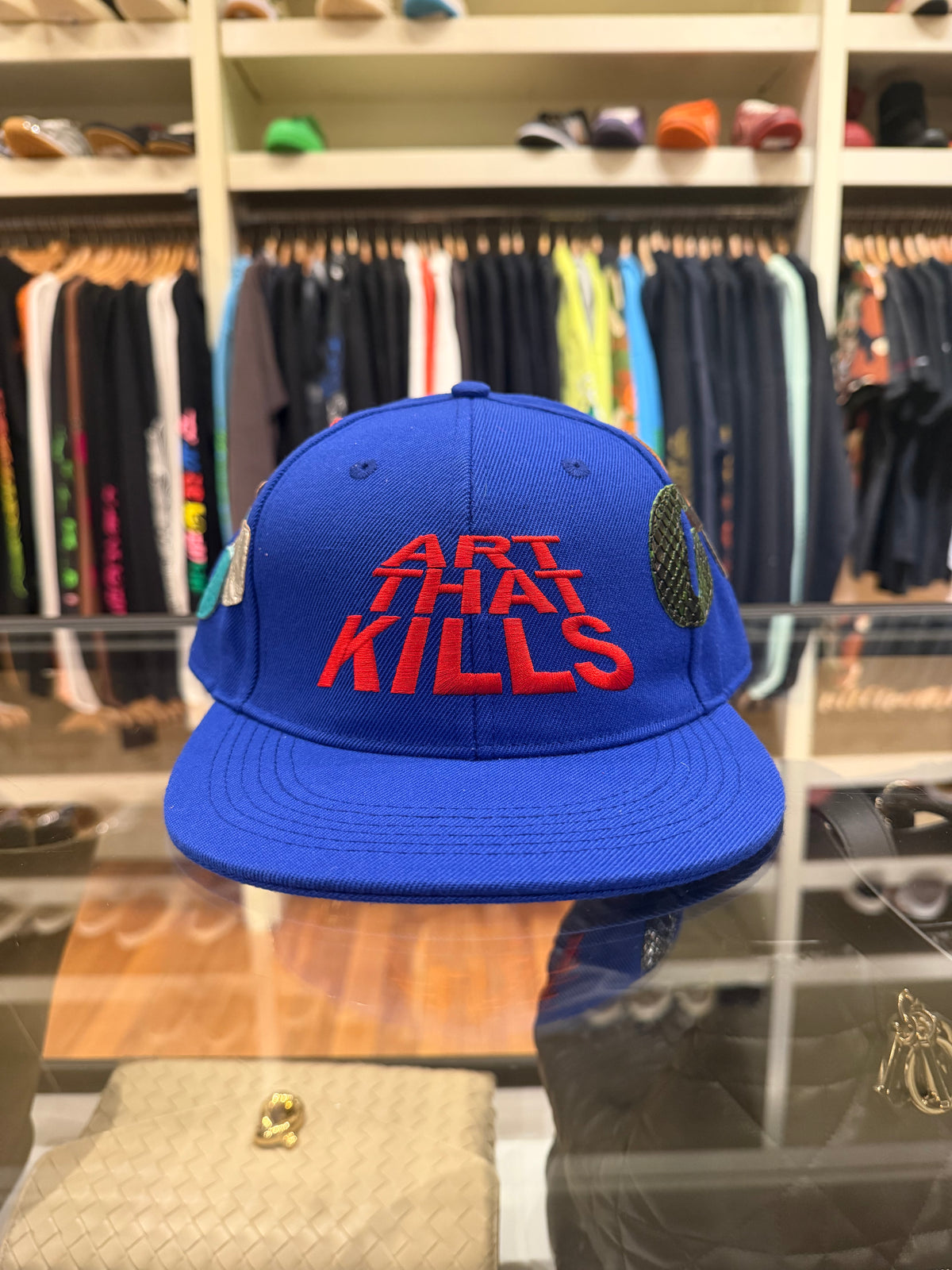 Gallery Dept Leather G Patch Hat - Blue