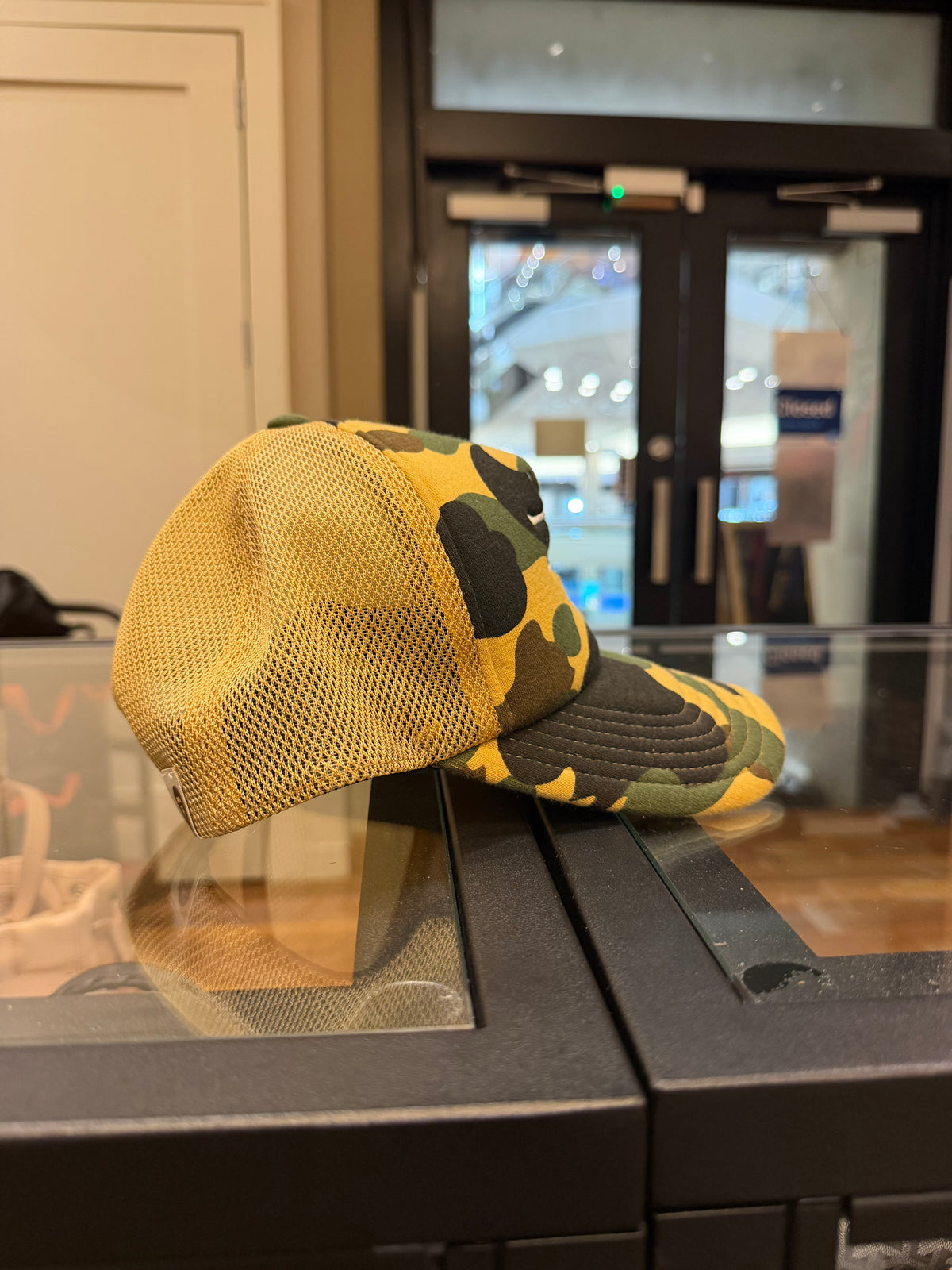 Stussy X Bape Yellow & Green Camo
