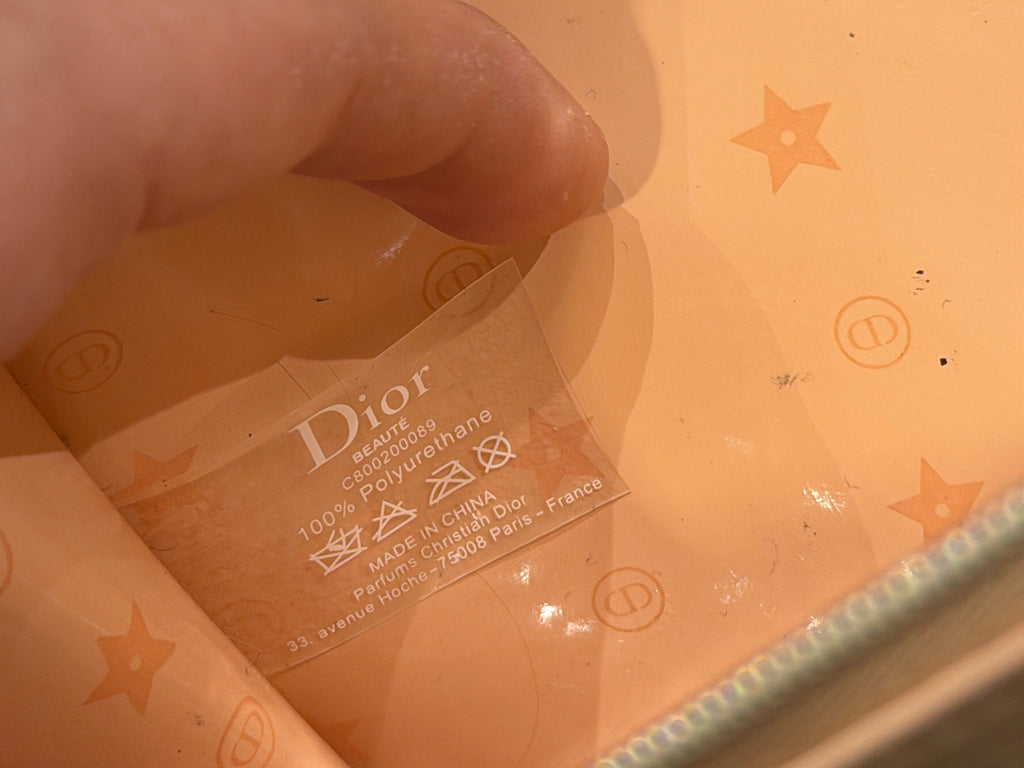 Dior Logo Zipper Wallet - Pink