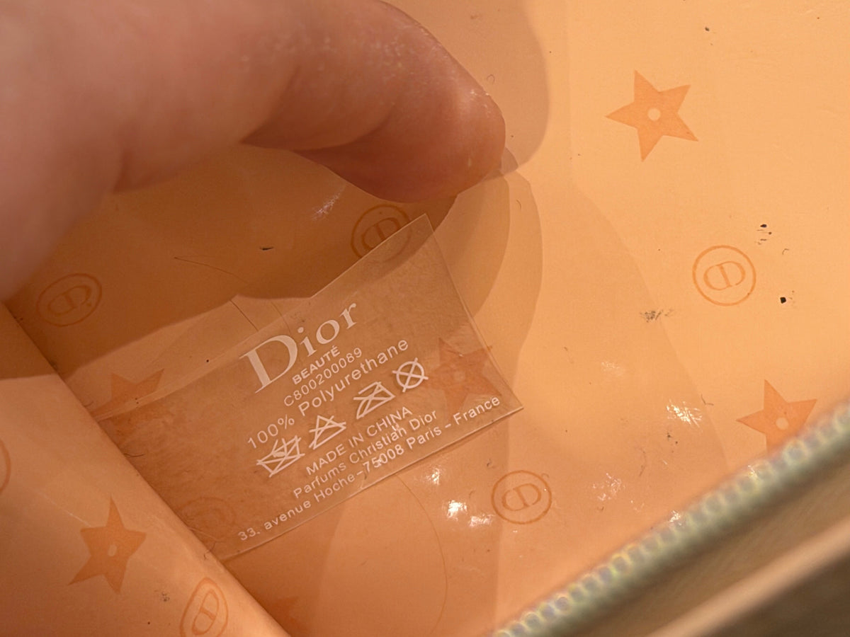 Dior Logo Zipper Wallet - Pink