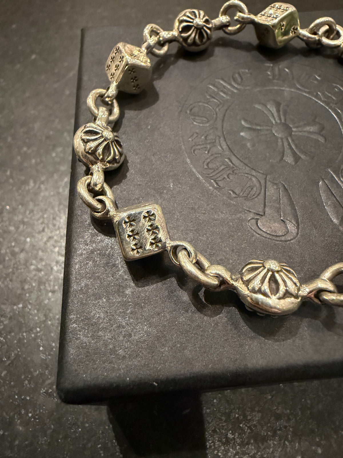 Chrome Hearts ‘Dice’ Bracelet - Silver