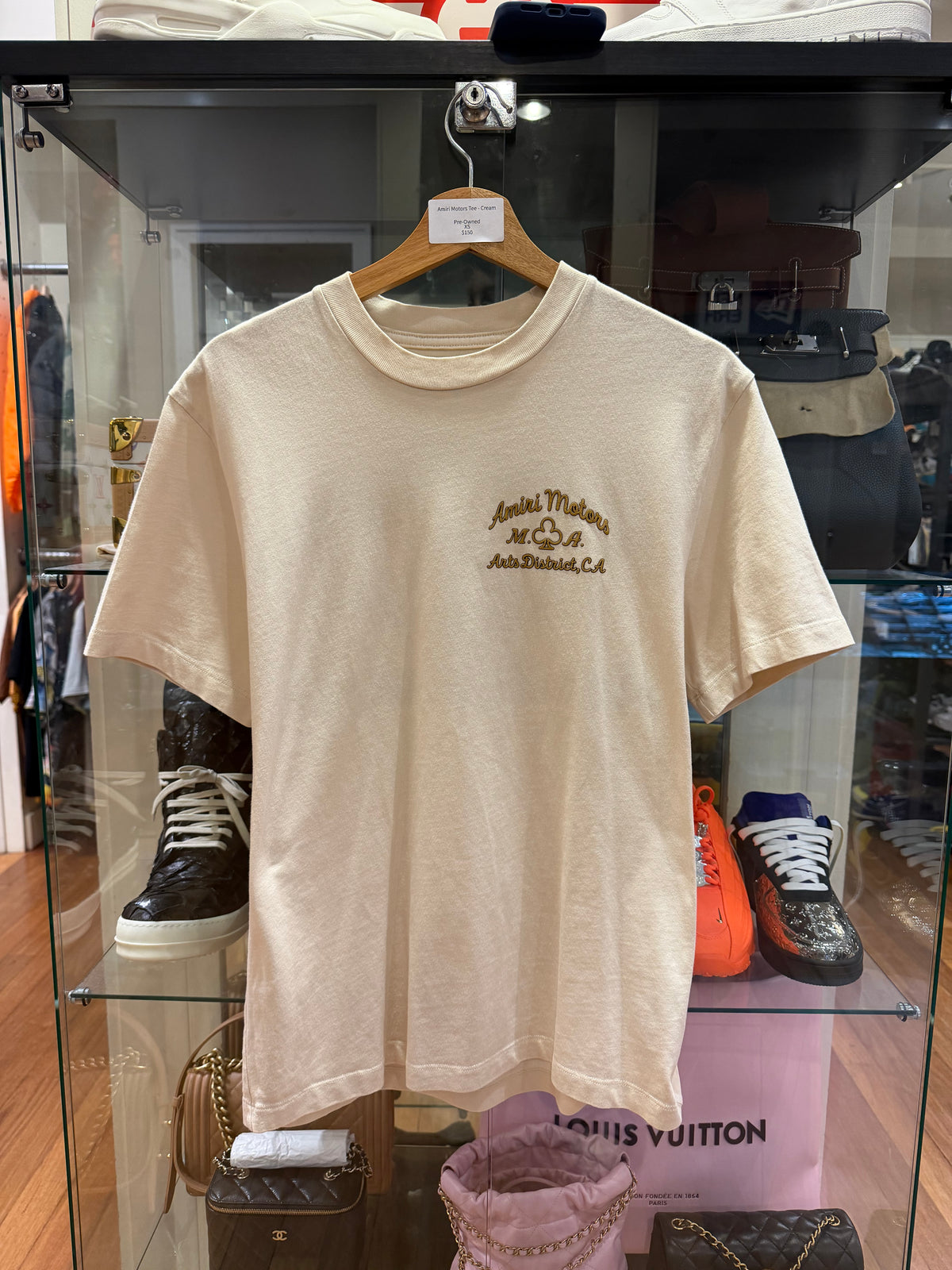 Amiri Motors Tee - Cream