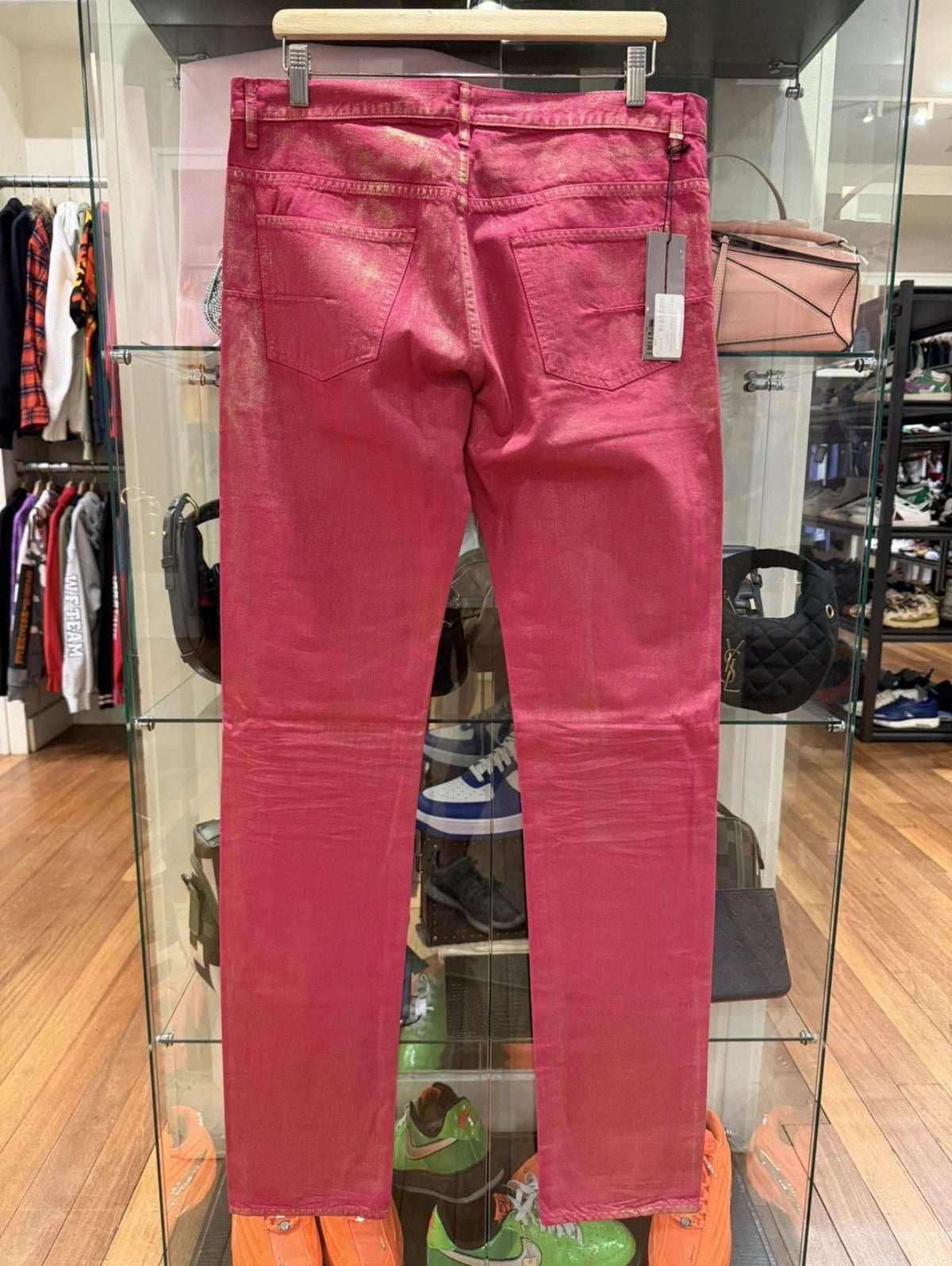 Dior ‘Planisphere’ Denim Jeans - Pink