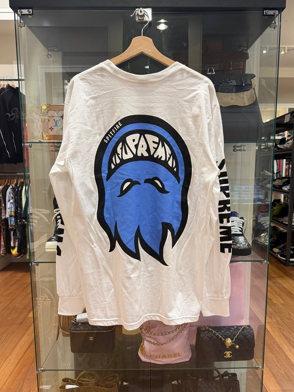 Supreme X Spitfire Bighead LS Shirt - White