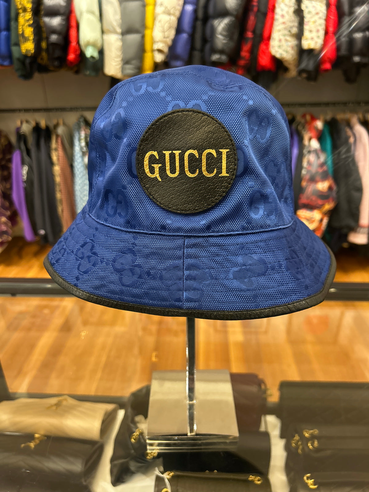 Gucci GG Monogram Bucket Hat - Blue