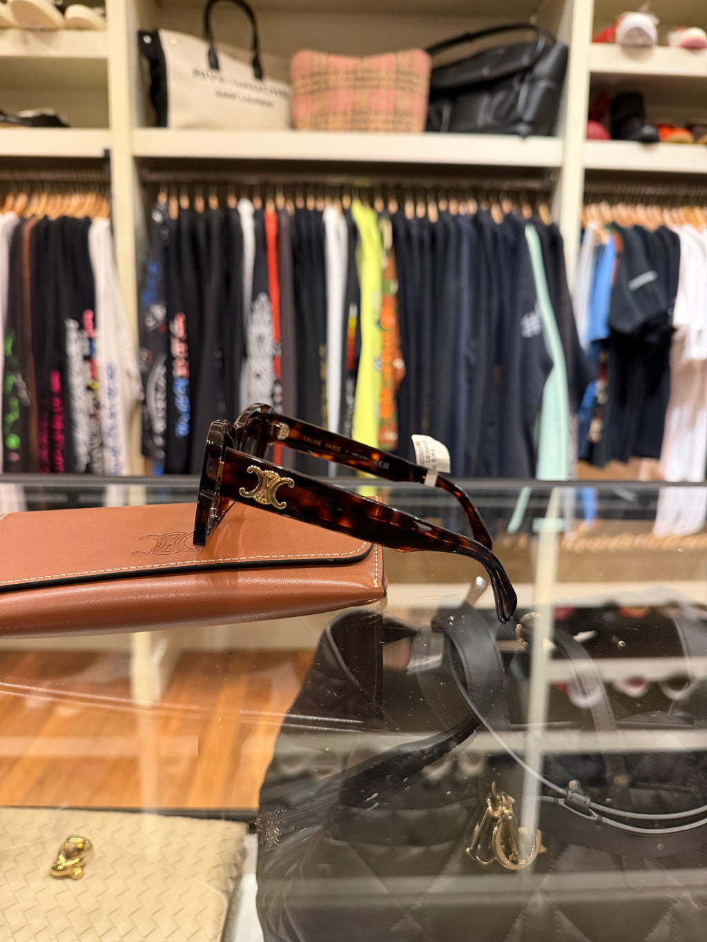 Celine Triomphe 55MM Square Sunglasses