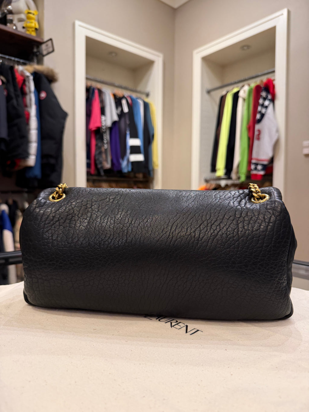 Saint Laurent Calypso Medium - Black