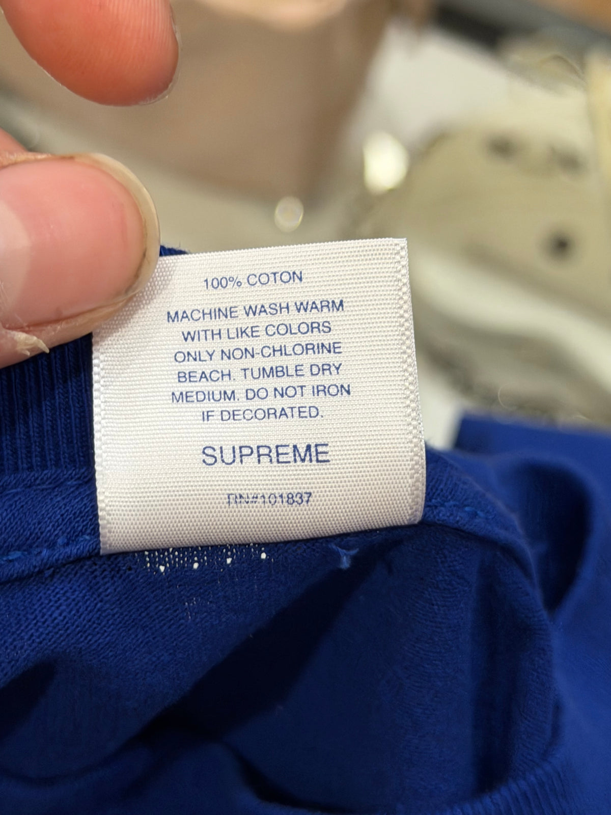 Supreme x Ass Pizza Triple Box Logo Knicks - Navy