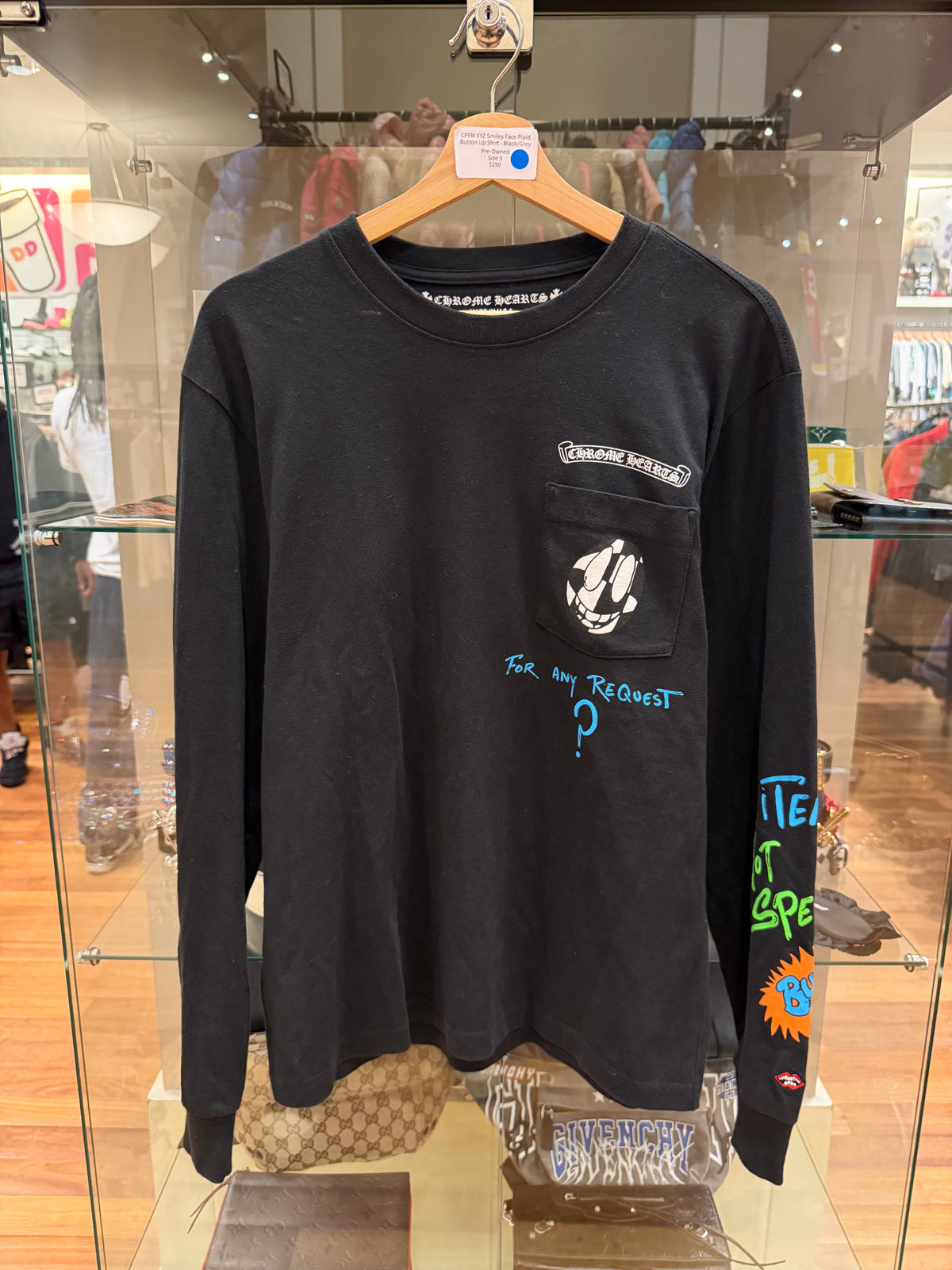 Chrome Hearts Matty Boy Sex Records Long Sleeve T-Shirt