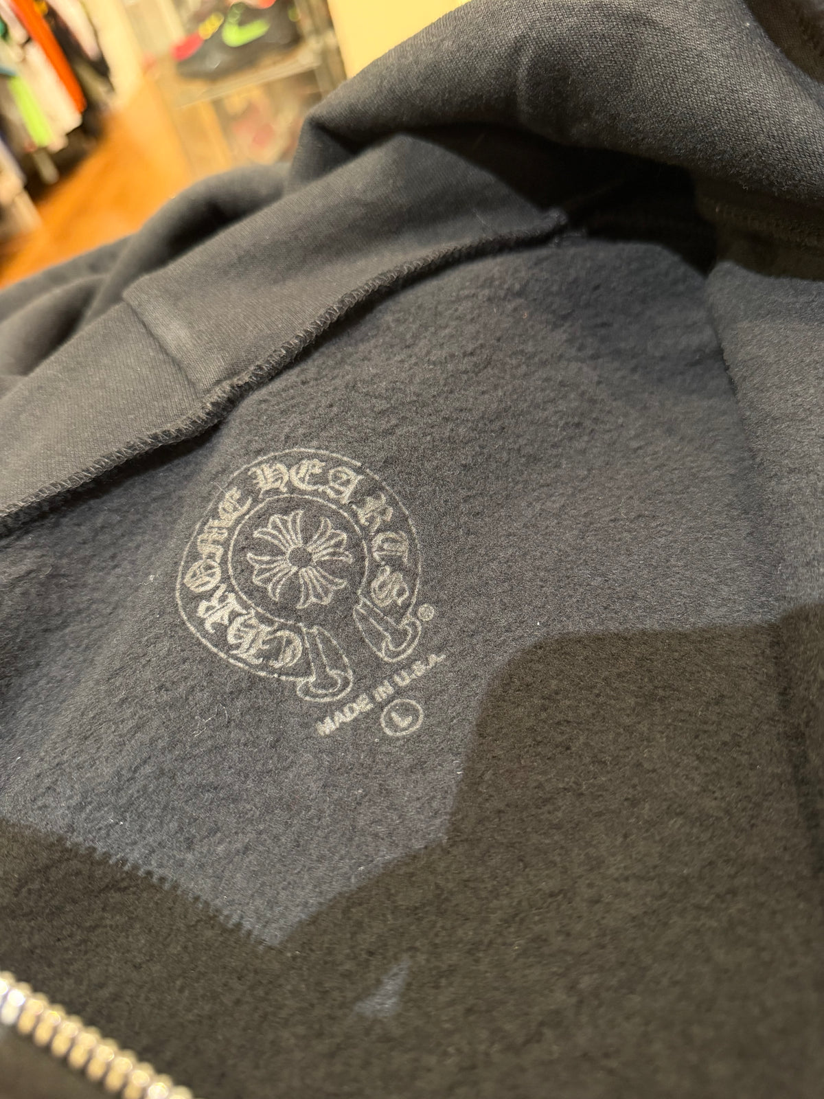 Chrome Hearts Deadly Doll Zip Up Hoodie - Black