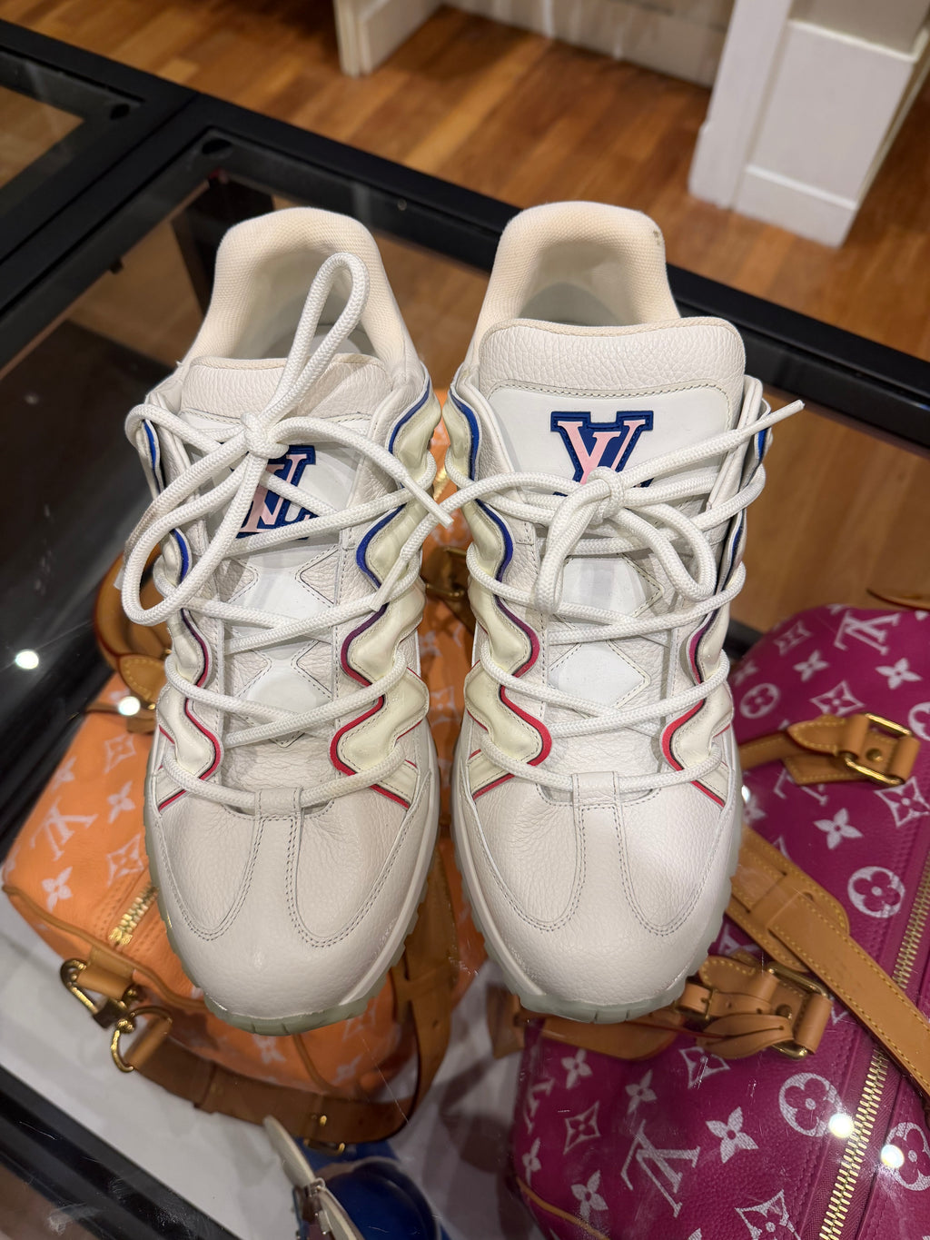 Louis Vuitton Zig Zag Sneaker - White/Red/Blue