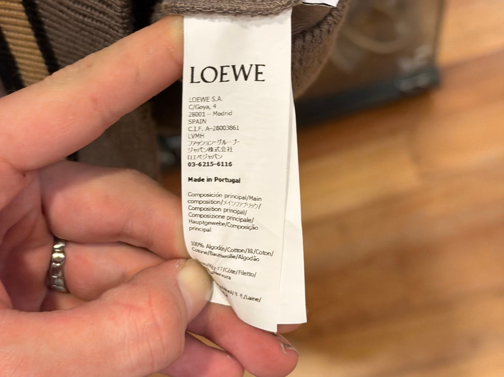 Loewe Anagram Terry Track Jacket - Brown