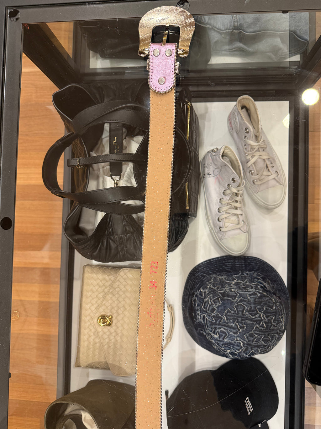 BB Simons Crystal Belt - Pink