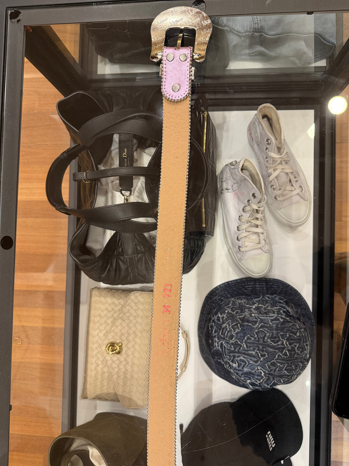 BB Simons Crystal Belt - Pink