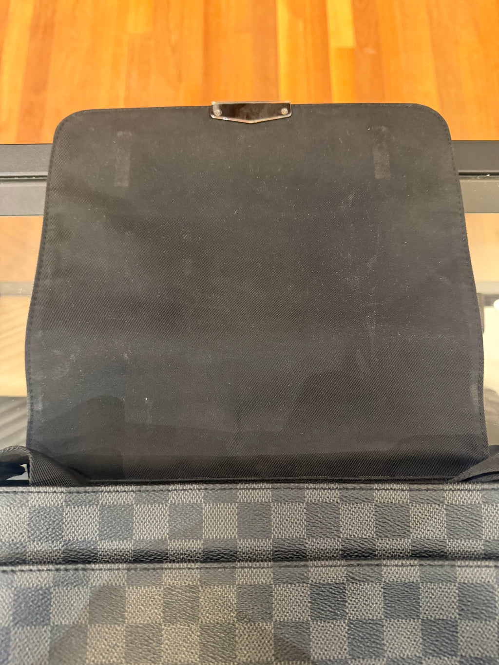 Louis Vuitton Damier Leather Messenger Bag