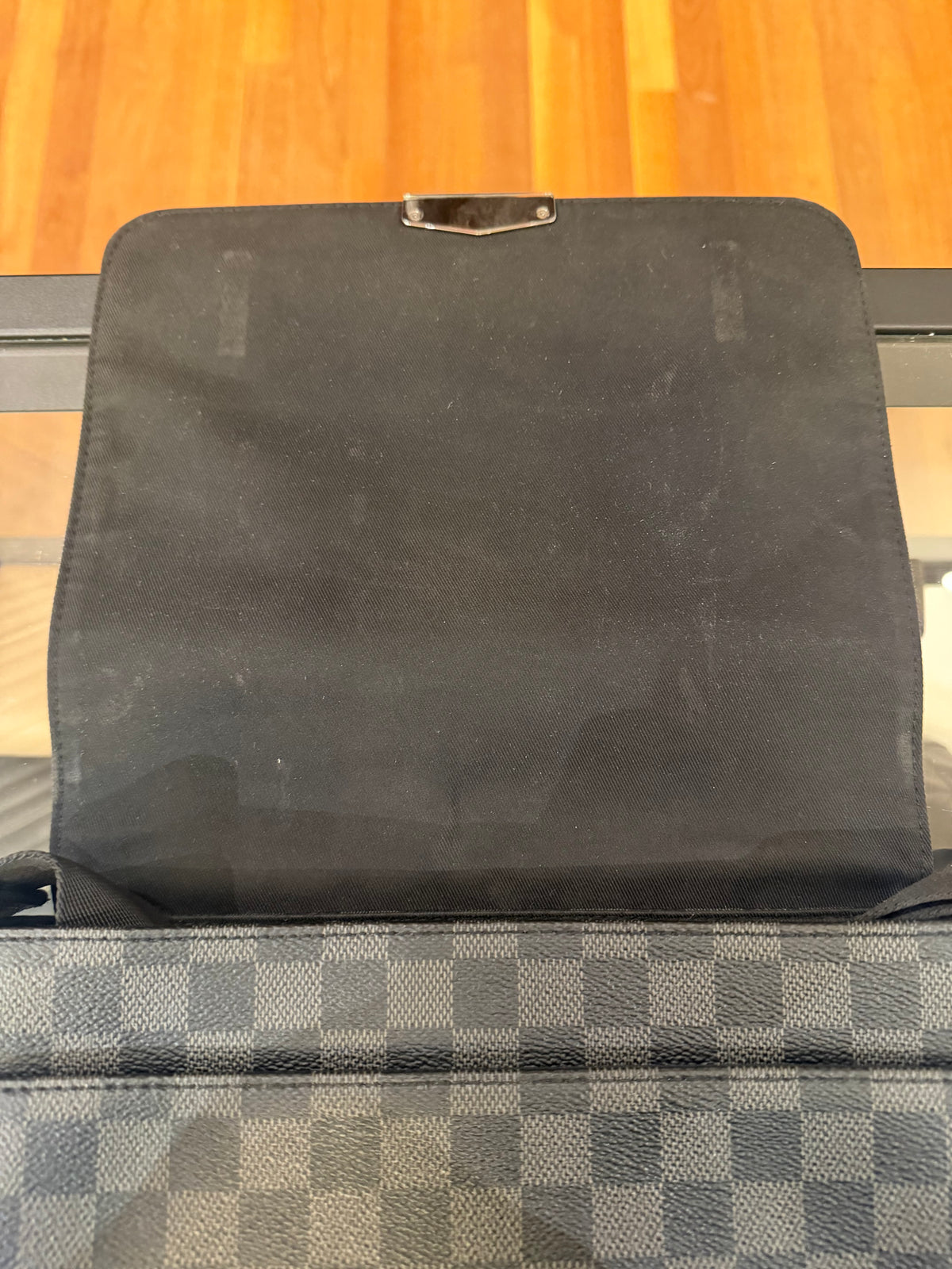Louis Vuitton Damier Leather Messenger Bag