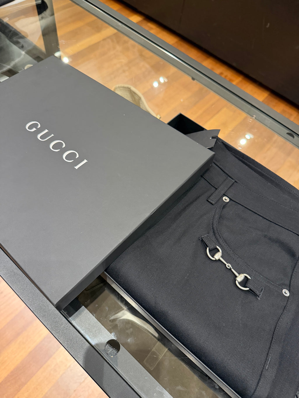 Gucci By Demna Horsebit Denim Jeans