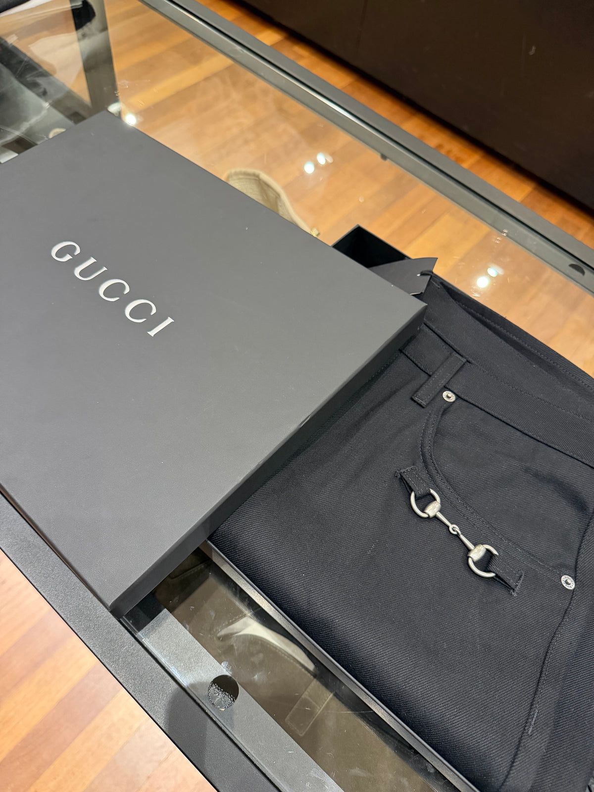 Gucci By Demna Horsebit Denim Jeans