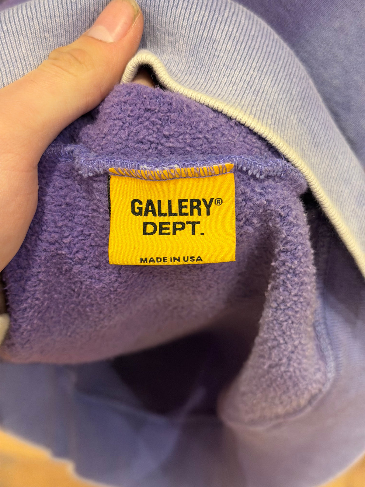Gallery Dept French Zip Hoodie - Purple
