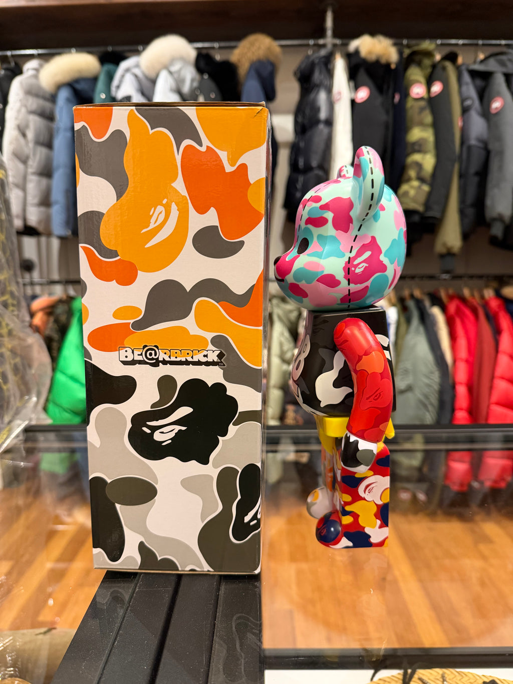 Bape X Bearbrick 28th Anniversary Camo #3 400% Figure