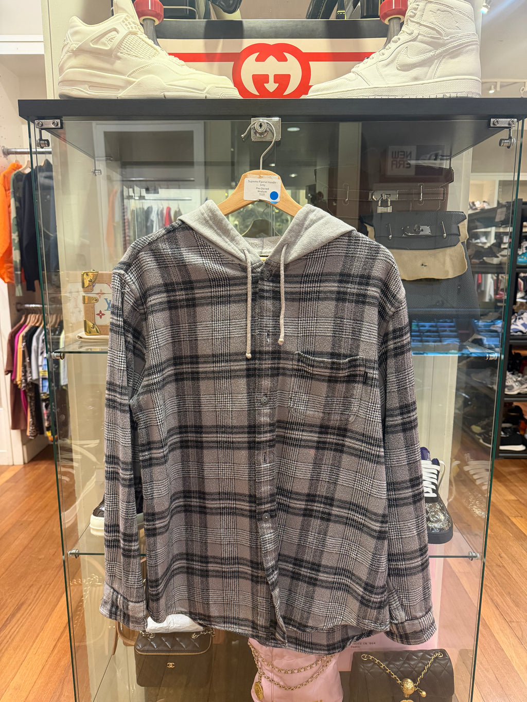 Supreme Flannel Hoodie