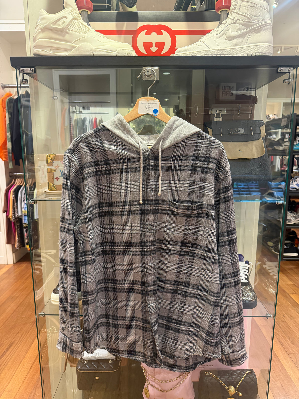 Supreme Flannel Hoodie