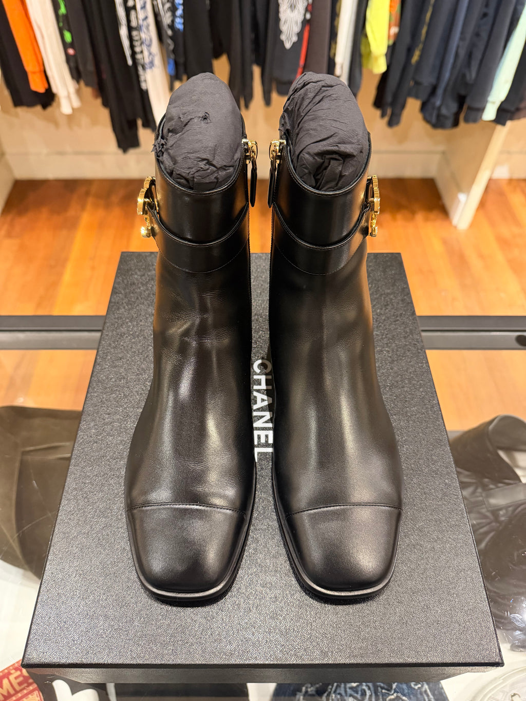 Chanel FW 2026 Short Boots Calfskin Black