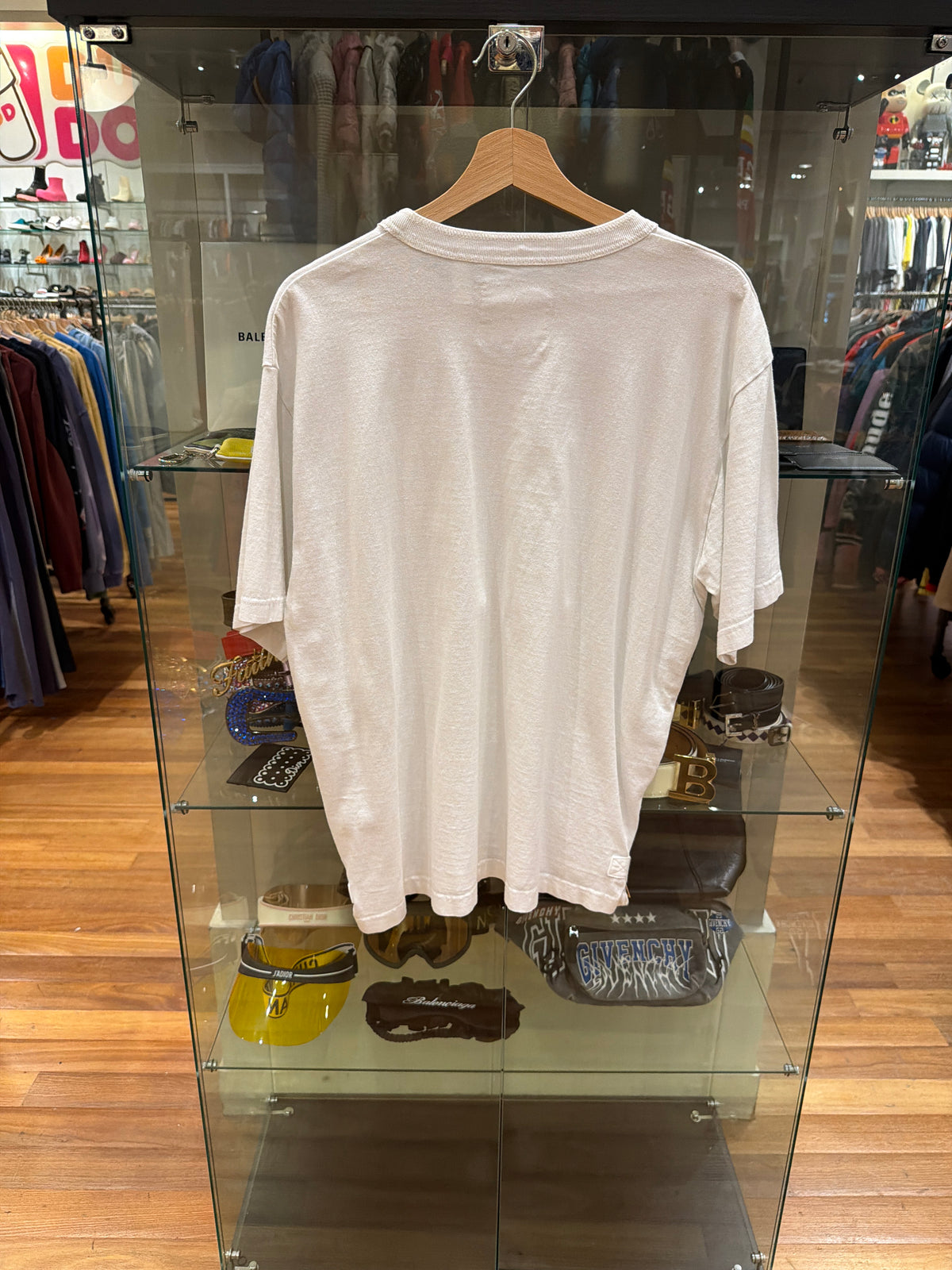 Sacai Side Button Tee-White