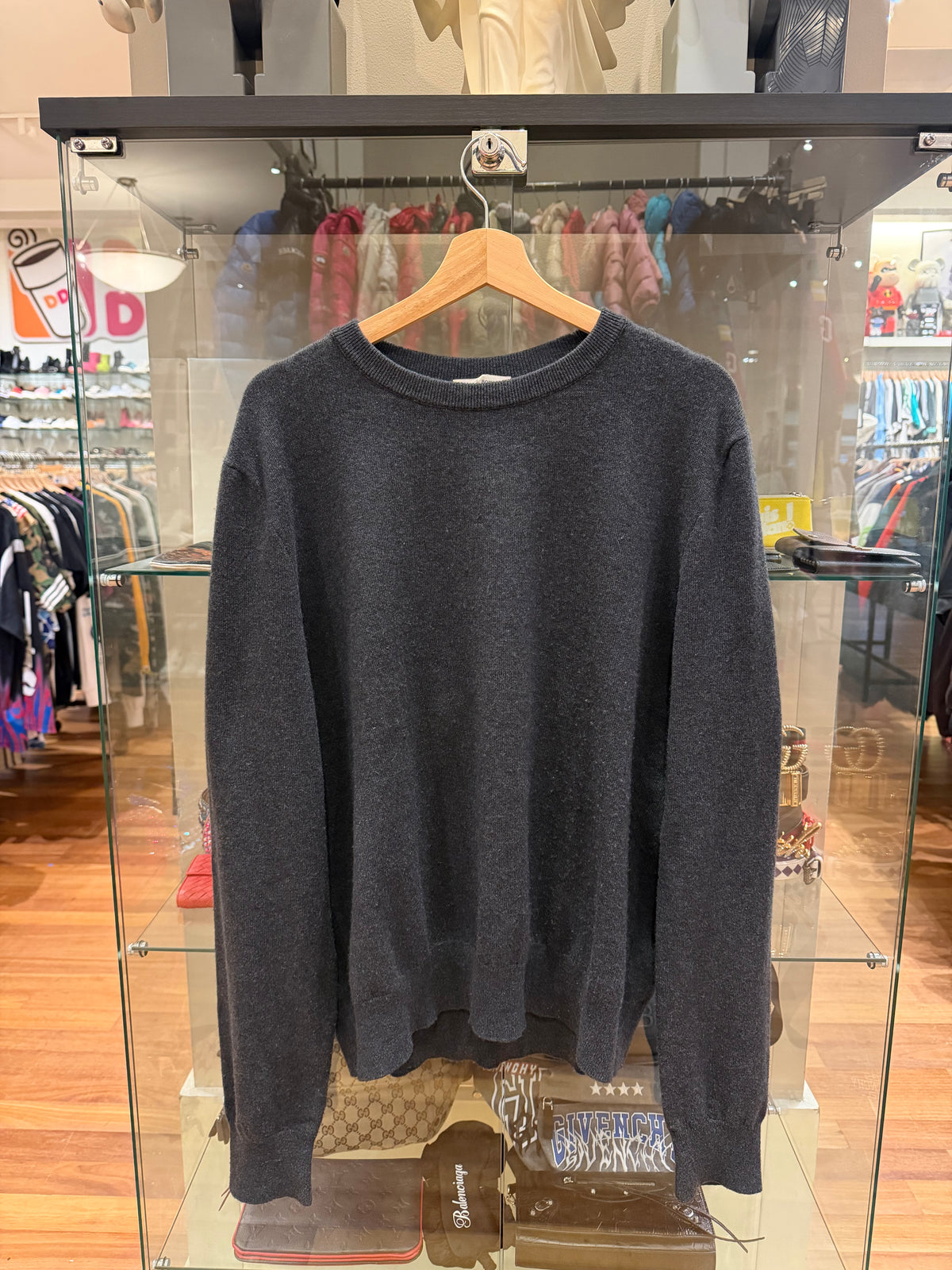 The Row Cashmere Sweater - Charcoal