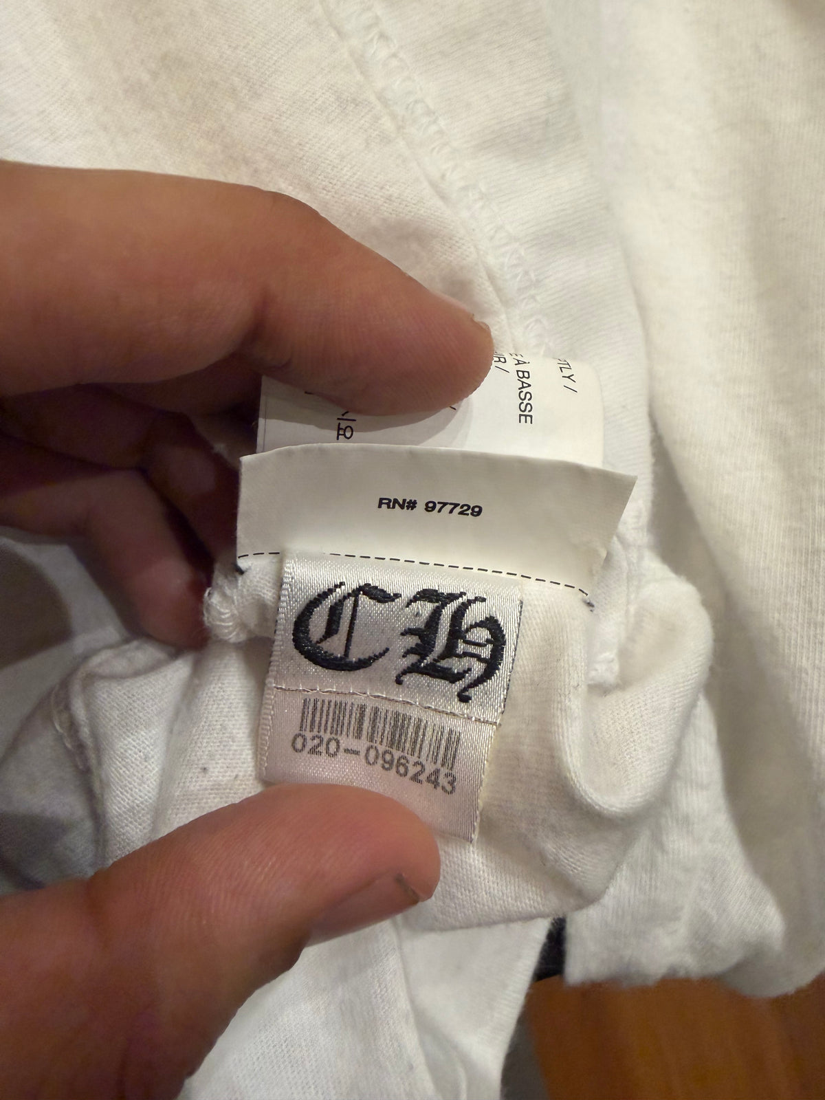 Chrome Hearts Foti Long
Sleeve - White/Pink