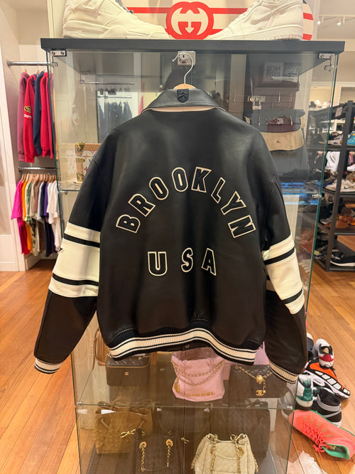 Avirex ‘Brooklyn’ USA Leather Jacket - Black